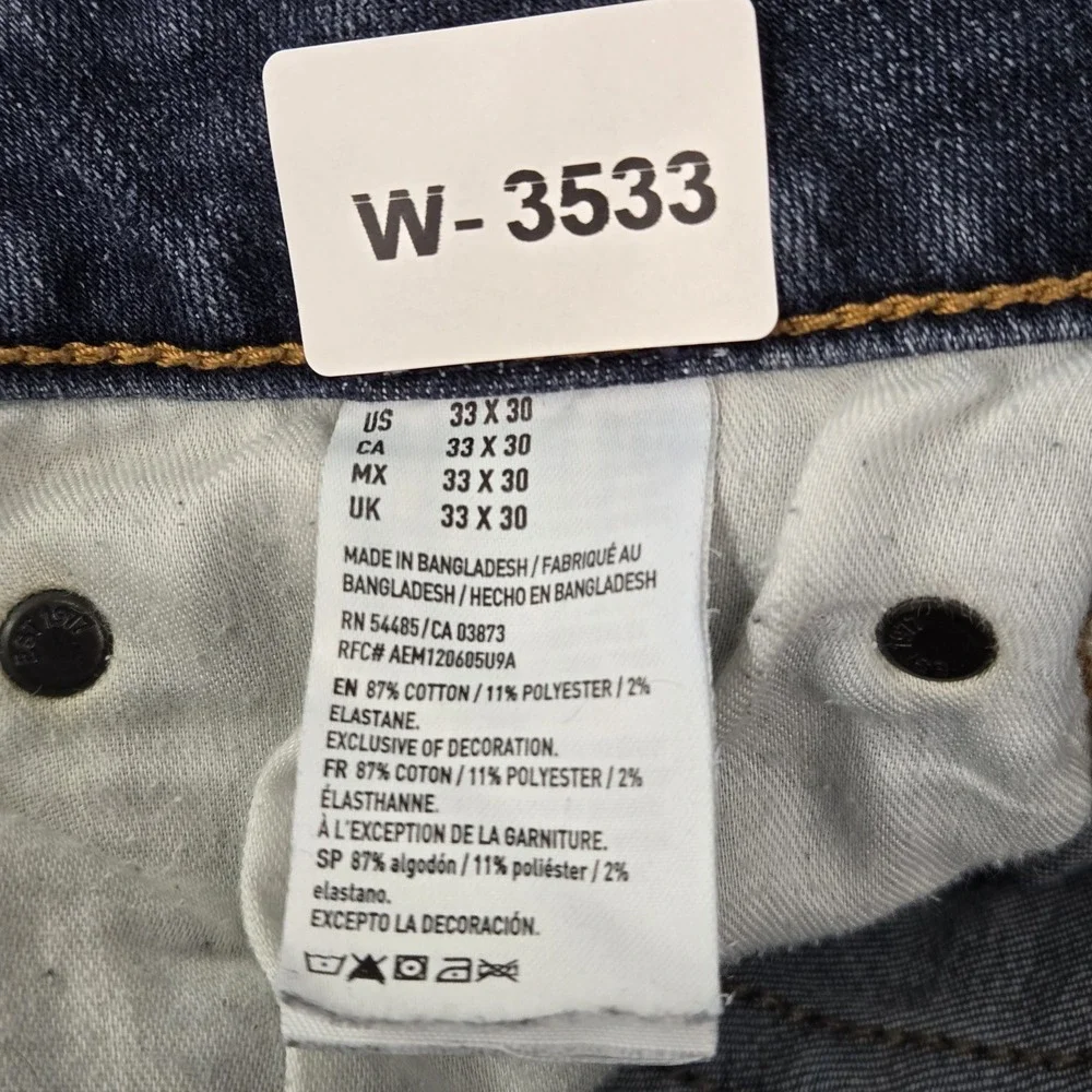 American Eagle‎ Outfitters Men Jeans 33X30 Blue Denim 26